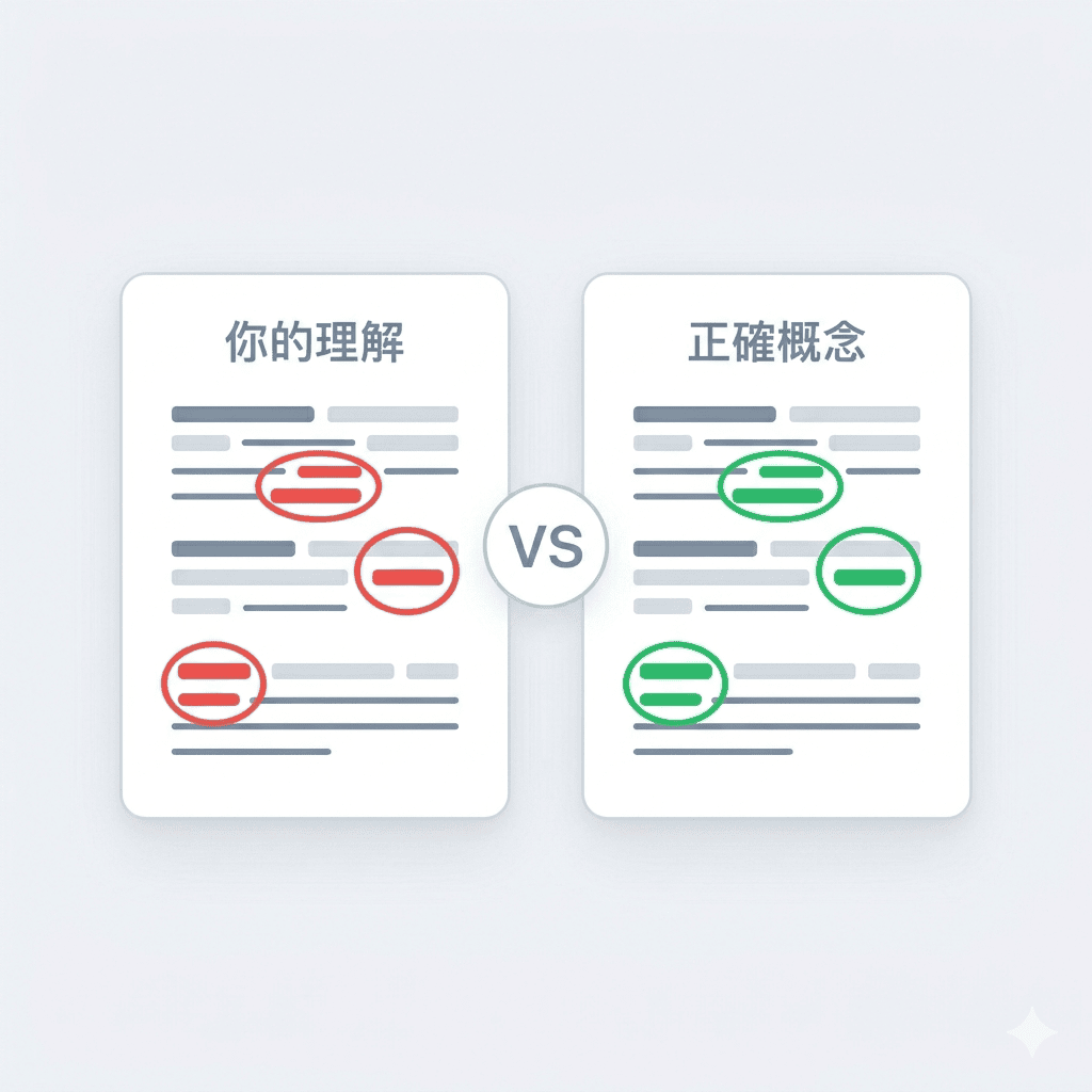 你以為懂了？我幫你確認 功能示意